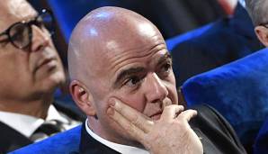 Gianni Infantino auf einer Veranstaltung der FIFA