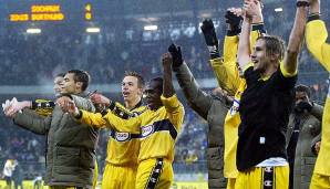 UEFA-Cup, 2. Runde 2003/04 gegen den FC Sochaux - 2:2 und 0:4. Unter Trainer Matthias Sammer erlebte der BVB im Rückspiel in Sochaux ein wahres Debakel. Koller, Rosicky und Co. fanden vorne kein Durchkommen, während sie hinten die Hucke vollkriegten.