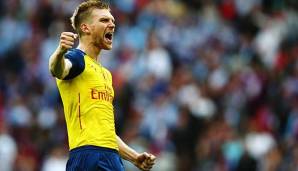 Per Mertesacker lief 221 Mal im Trikot der Gunners auf.