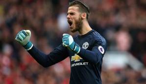 Platz 1: David de Gea (Manchester United) - Gesamtstärke 91.