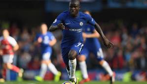 Platz 2: N'Golo Kante (FC Chelsea) - Gesamtstärke 89.