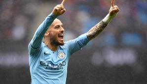 MITTELFELD: Platz 3: David Silva (Manchester City) - Gesamtstärke 89.