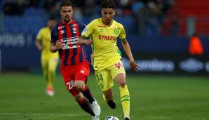 Platz 15: FC Nantes - 20 Spieler (rechts im Bild: Amine Harit)