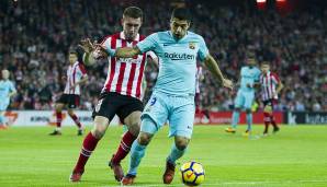 4. Platz: Athletic Bilbao - 24 Spieler (links im Bild: Aymeric Laporte)