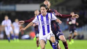 8. Platz: Real Sociedad - 23 Spieler (im Bild: Alvaro Odriozola)