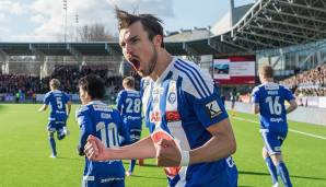 Platz 5 - Veikkausliiga (Finnland): 58,3 % (im Bild: Mike Havenaar vom HJK Helsinki)