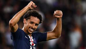 Marquinhos (Paris Saint-Germain, Innenverteidigung): 86.