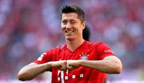 Robert Lewandowski (FC Bayern München, Sturm): 89.