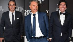 Ein Satz Stürmeridole gefällig? Nuno Gomez, Marco van Basten und Ivan Zamorano (v.l.).