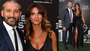 Gianluca Zambrotta (früher Milan und Barca) und seine Gattin Valentina Liguori.