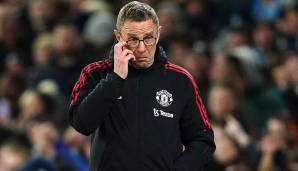 Ralf Rangnick ging mit United im Derby bei City unter.