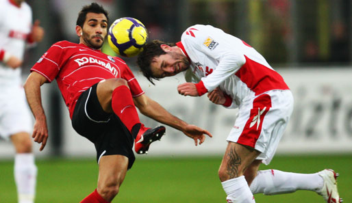 Yacine Abdessadki (l.) kam 2008 von Racing Straßburg nach Freiburg