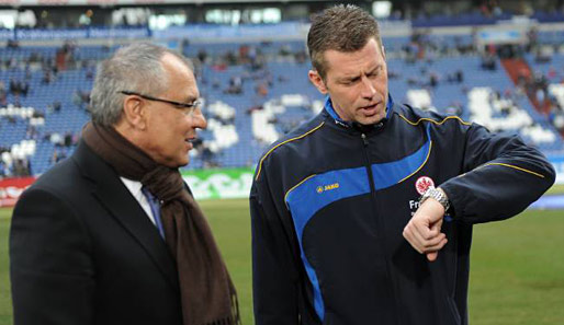 Zwei (unfreiwillige?) Protagonisten des Trainerwahnsinns: Felix Magath (l.) und Michael Skibbe