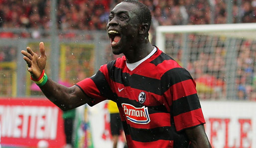 Papiss Demba Cisse erzielte das Siegtor für den SC Freiburg gegen den CFR Cluj