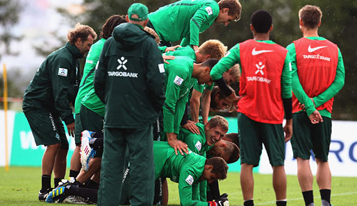 Für die Profis des SV Werder Bremen stand am Mittwoch optometrisches Visualtraining an