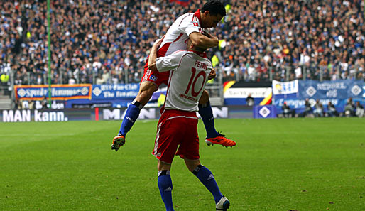 Keine vorzeitige Vertragsverlängerung beim HSV: Änis Ben-Hatira (oben) und Mladen Petric