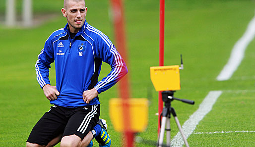 Mladen Petric vom Hamburger SV ist nach der erneuten Niederlage enttäuscht