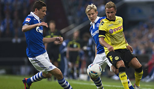 Zwei Teenager, zwei Klubs, ein Derby: Julian Draxler (l.) und Mario Götze (r.)