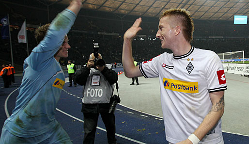 Gladbacher Erfolgsgaranten: Marc-Andre ter Stegen (l.) und Marco Reus