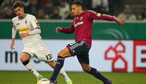 Roman Neustädter (l.) stand alle 17 Hinrundenspiele für Gladbach auf dem Platz