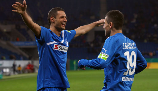 Hoffenheims Leistungsträger Sejad Salihovic (l.) und Vedad Ibisevic sollen im Viser des VfB sein