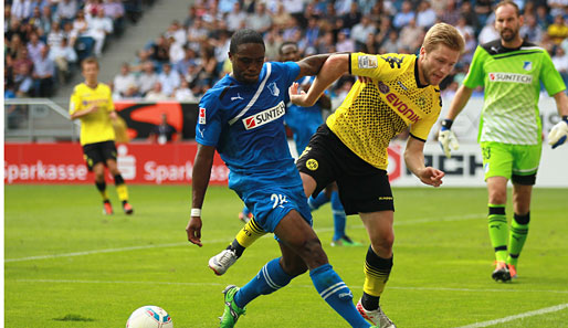 Von der Beschallung auf den Rängen bekamen die Spieler auf dem Platz nicht viel mit