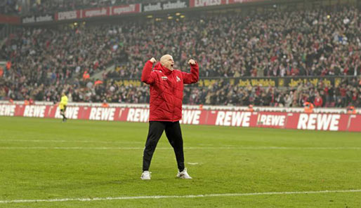 Stale Solbakken feiert einen Punktsieg gegen Otto und den Knockout für Finke