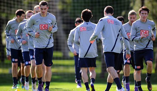 Hertha BSC fährt einen Gang zurück und verkürzt das Training am Mittwoch