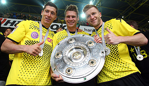 Lewandowski, Blaszczykowski und Piszczek (v.l.n.r.) bilden beim BVB eine gefährliche Achse