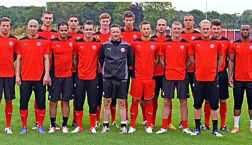 Düsseldorfs Trainer Norbert Maier präsentiert die Neuzugänge für die kommende Saison