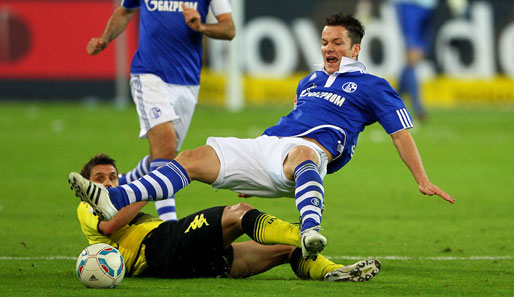 Alexander Baumjohann (r.) spielte in der Bundesliga für Schalke, Gladbach und Bayern München