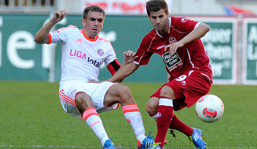 Beim FC Bayern soll Philipp Lahm (l.) trotz der Verletzungsprobleme weiter auf rechts spielen