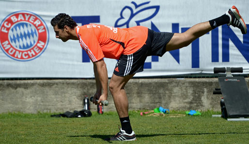 Mit Mario Gomez und Mario Mandzukic kämpft Claudio Pizarro bei Bayern um Einsatzzeiten