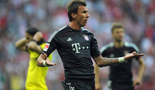 Mario Mandzukic traf in der ersten Hälfte zum 1:0 für den FC Bayern