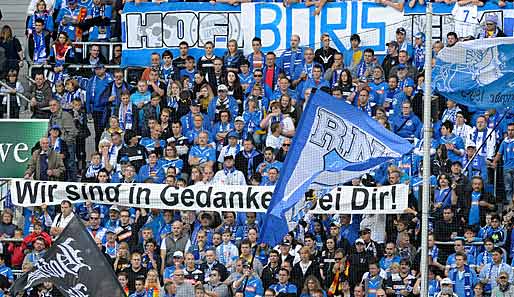 Die Fans von 1899 Hoffenheim senden all ihre Unterstützung an Boris Vukcevic