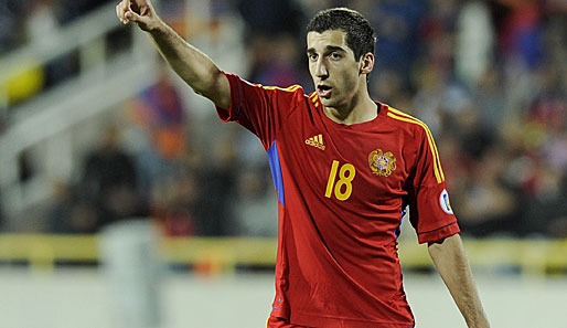 Henrikh Mkhitaryan nimmt mit Armenien auch an der WM-Qualifikation 2014 teil