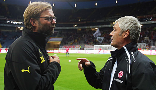 Jürgen Klopp (l.) und Armin Veh sprechen in "TRAINER!" über ihre Erfahrungen