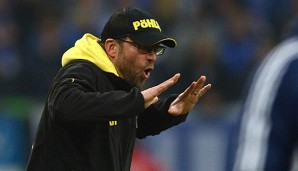 Jürgen Klopp war in den letzten Derby gegen den FC Schalke 04 nicht immer erfolgreich