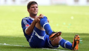 Klaas-Jan Huntelaar hatte sich im August einen Teilriss des Innenbandes im rechten Knie zugezogen