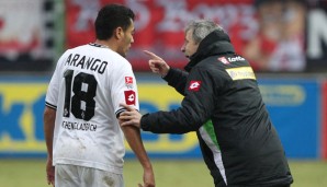 Juan Arango (l.) kam 2009 von RCD Mallorca an den Niederrhein, sein Vertrag läuft 2014 aus