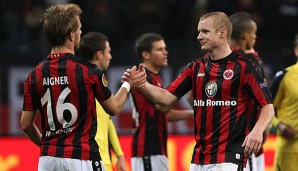 Ab 2014 keine Kollegen mehr: Stefan Aigner und Sebastian Rode (r.)