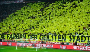 Die Farben der Choreographie sollten an die Stadtfarben Münchens erinnern