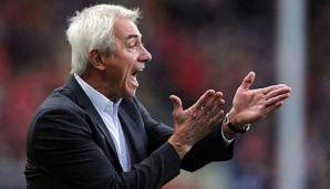 Bert van Marwijk rangiert mit dem HSV momentan auf Tabellenplatz 14