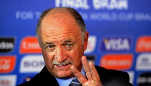 Luiz Felipe Scolari will mit der brasilianischen Nationalmannschaft den WM-Titel 2014