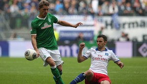 Nils Petersen (l.) erzielte in neun Bundesligaspielen für die Bayern zwei Tore