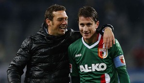 Markus Weinzierl (l.) und Paul Verhaegh (r.) können auf eine starke Hinrunde zurückblicken