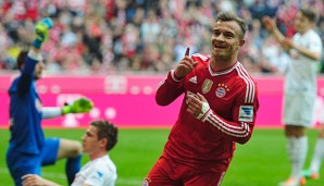 Xherdan Shaqiri stand gegen Freiburg mal wieder in der Startelf und traf doppelt