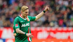 Andre Hahn spielt seit 2012 für den FC Augsburg