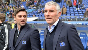 Oliver Kreuzer (l.) und Mirko Slomka steuern den HSV beim Unternehmen Klassenerhalt