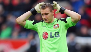 Bernd Leno und Bayer Leverkusen haben sechs Punkte Rückstand auf Rang drei.